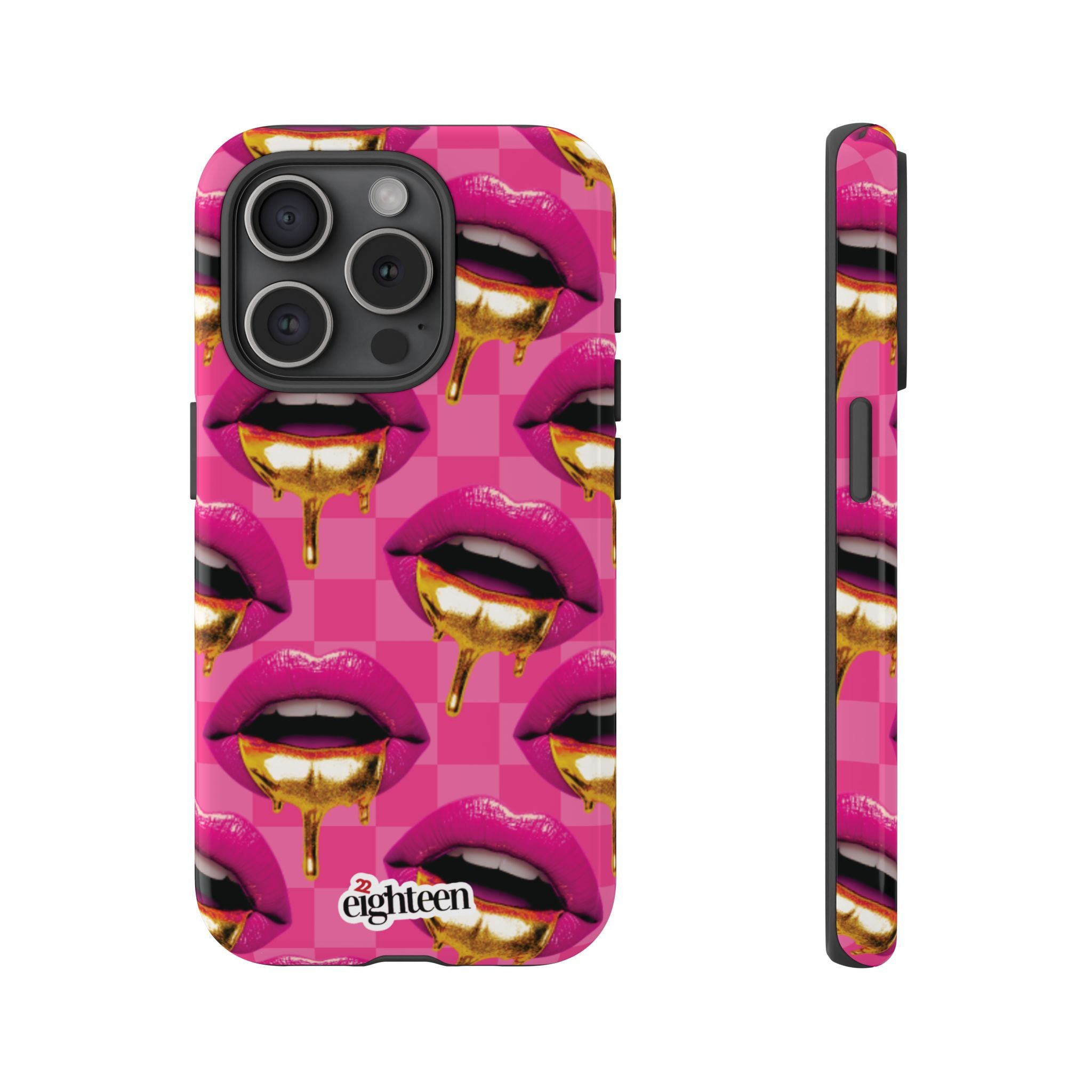 Pink Ms Pouty Tough Phone Case