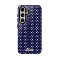Deep Blue Dotty Phone Case