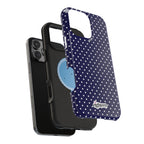 Deep Blue Dotty MagSafe Tough Case