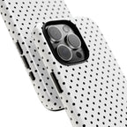 White Dotty Phone Case