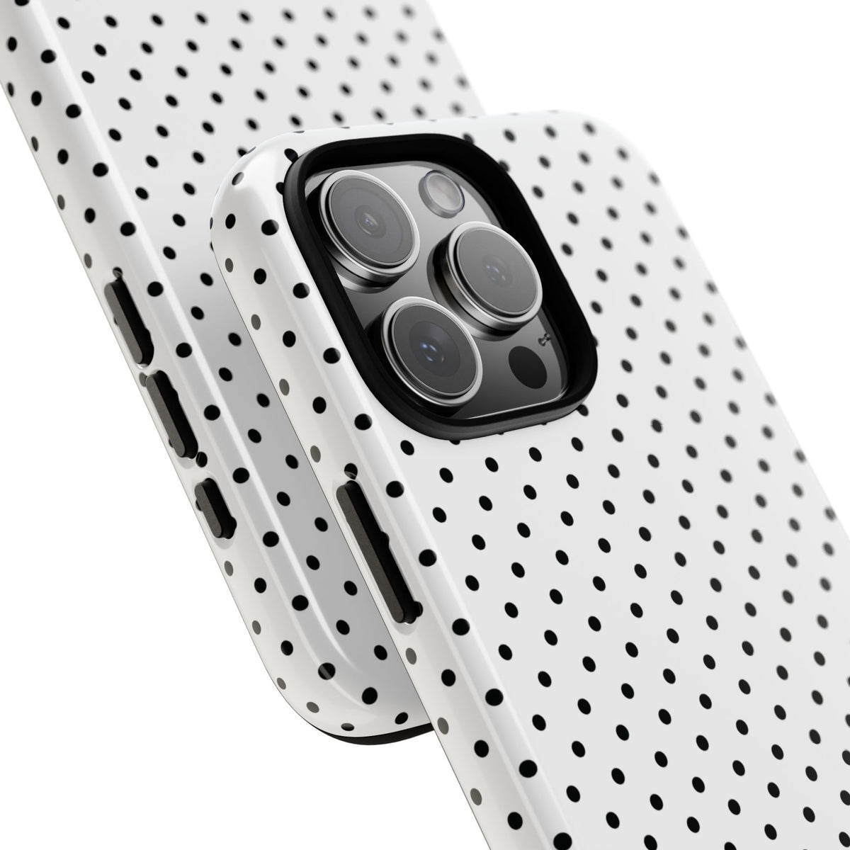 White Dotty Phone Case