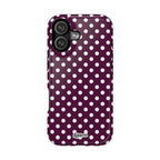 Maroon & White Dot Theory MagSafe Tough Case