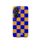 Royal Blue & Gold Check, Please! MagSafe Phone Case
