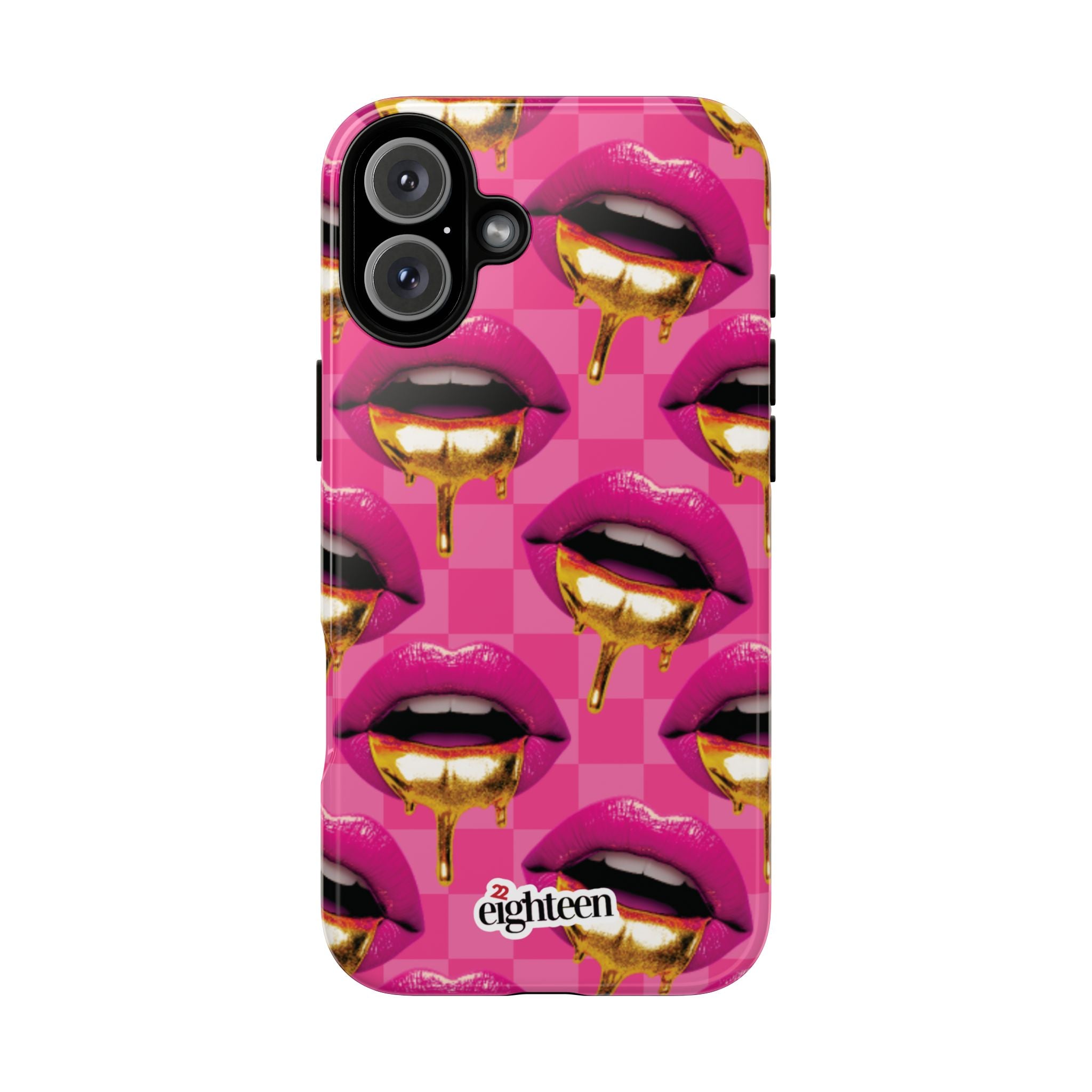 Pink Ms Pouty Tough Phone Case