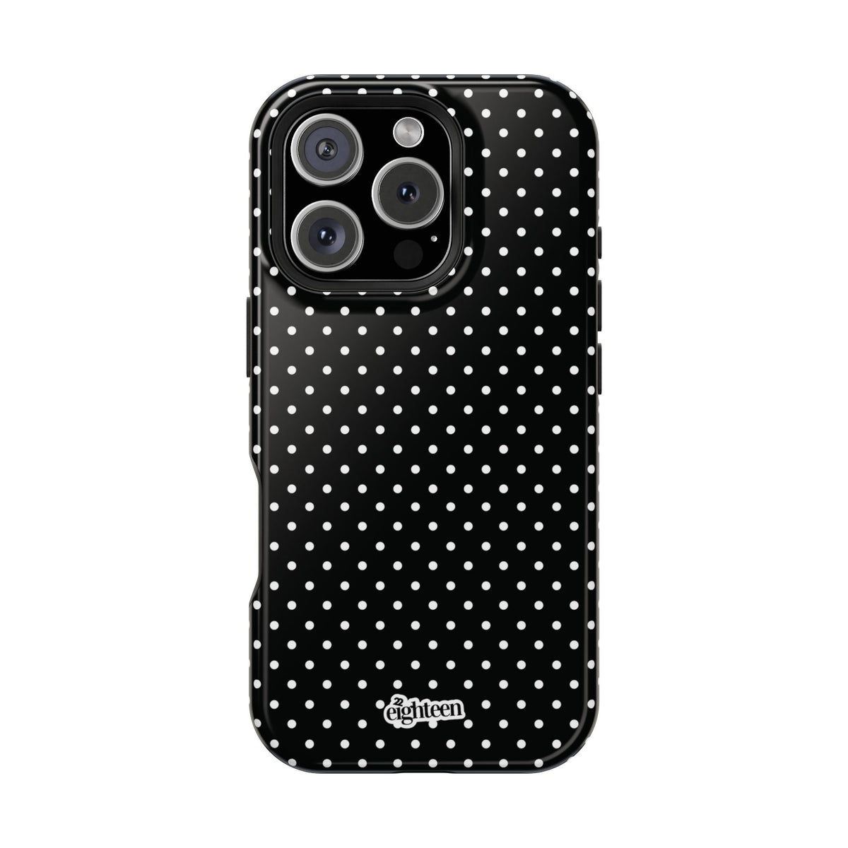 Black Dotty MagSafe Phone Case