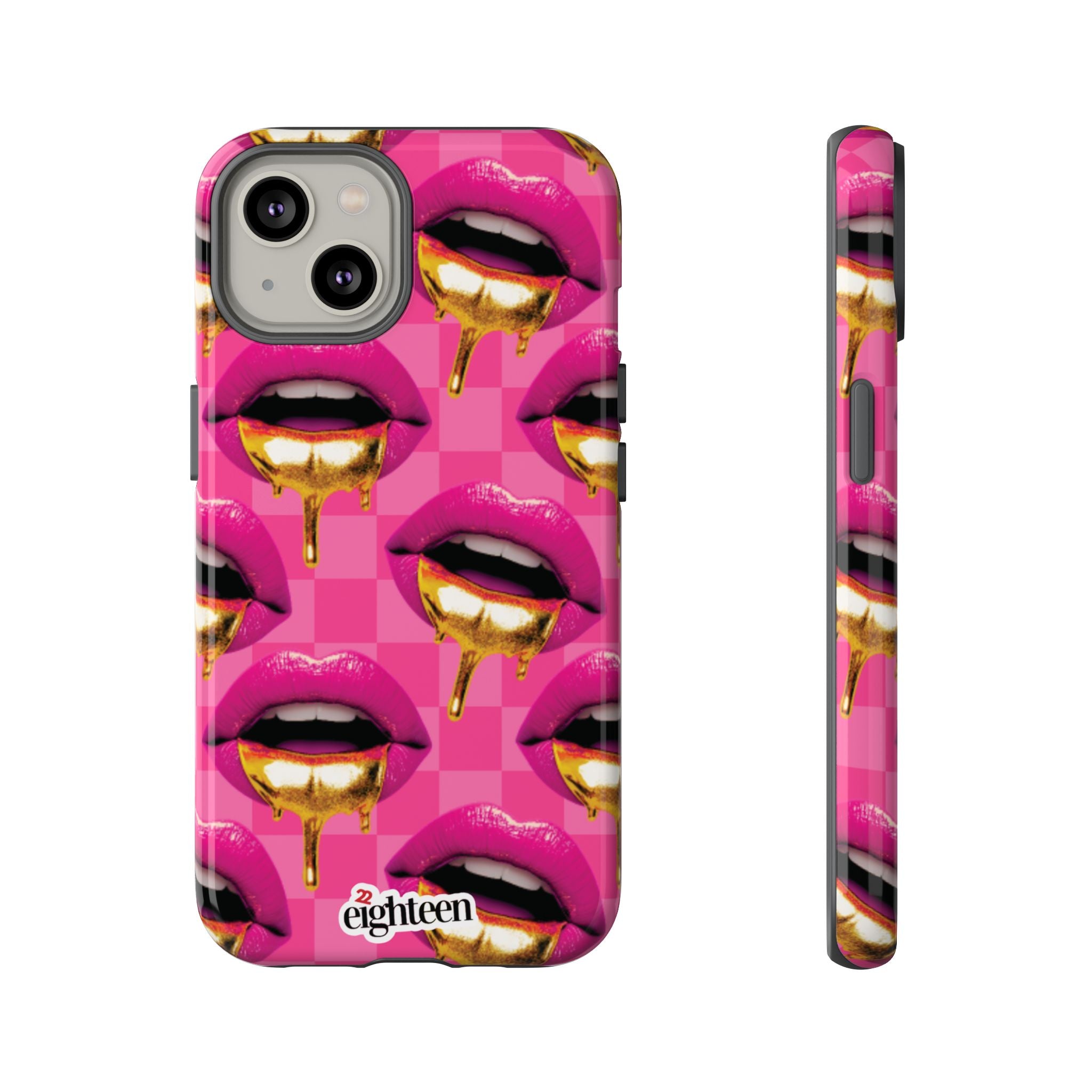 Pink Ms Pouty Tough Phone Case