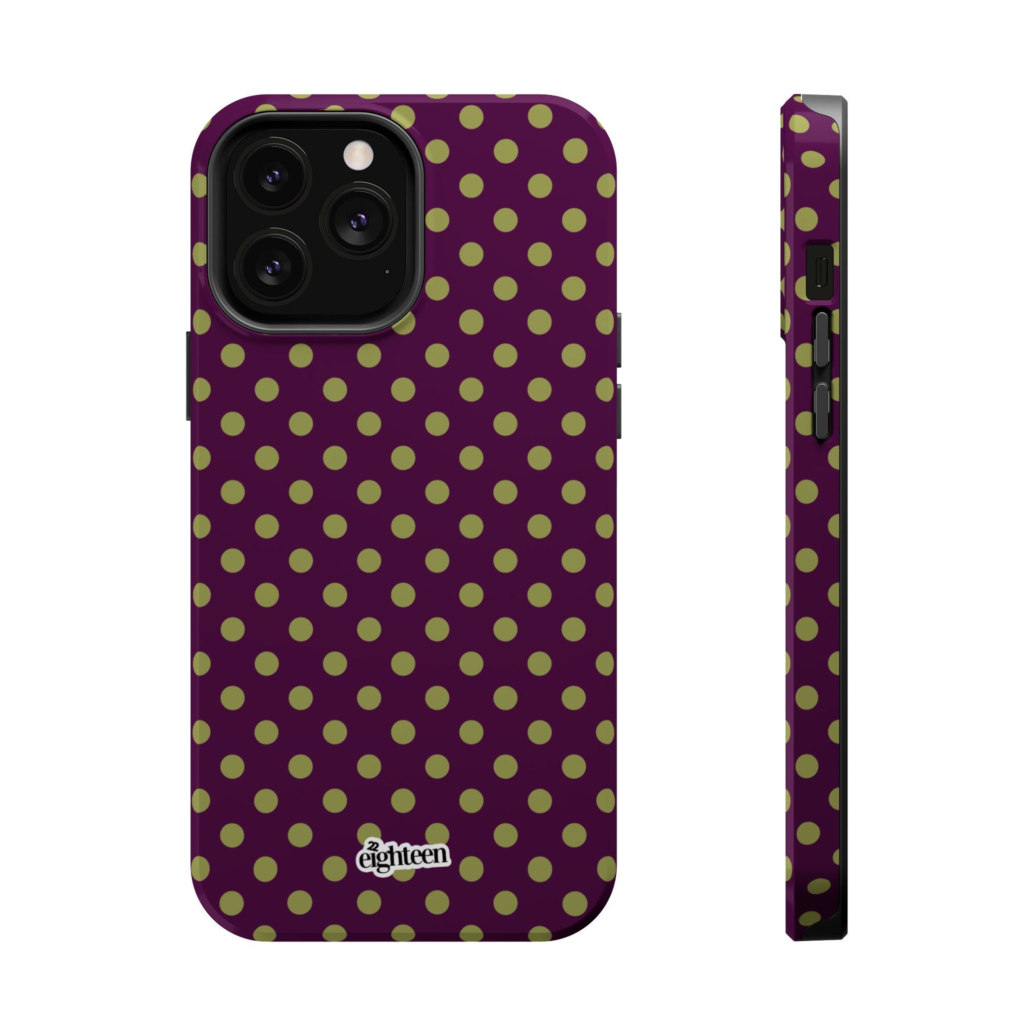 Deep Burgundy & Acacia Dot Theory MagSafe Phone Case
