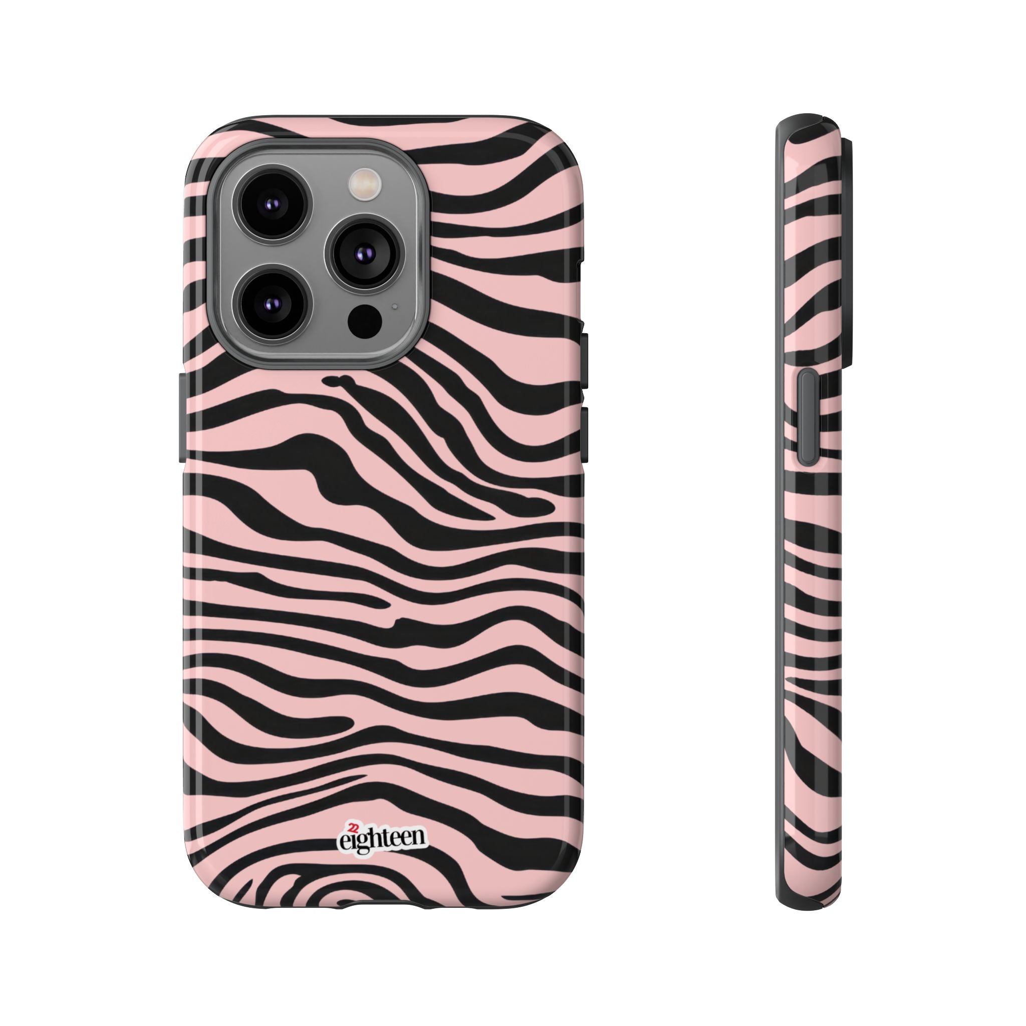 Pink Saharan Stripe Tough Phone Case