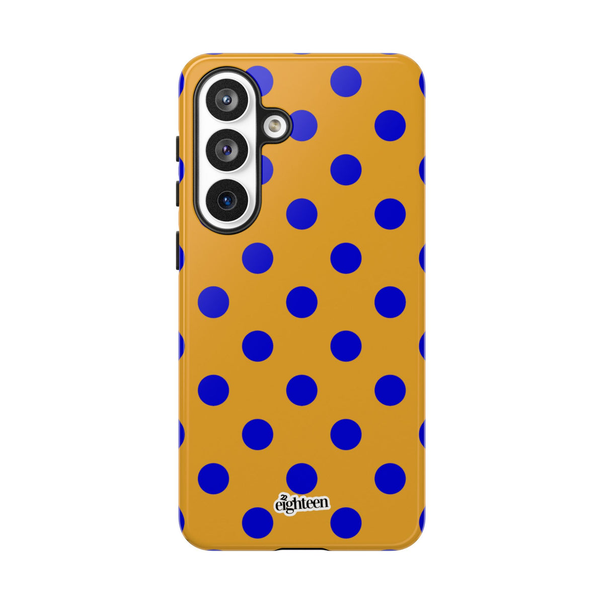 Royal Blue & Gold Dot Theory Phone Case