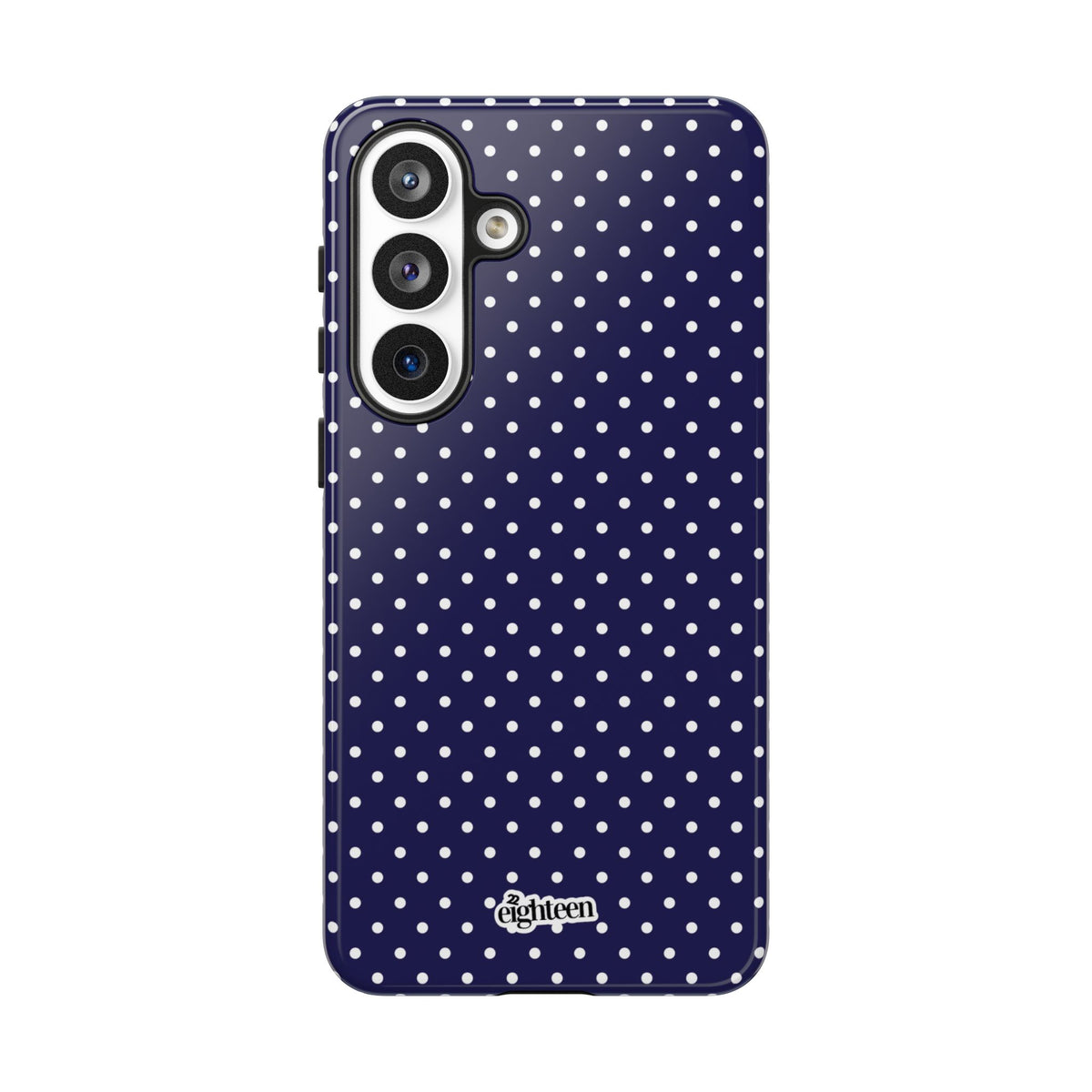 Deep Blue Dotty Phone Case