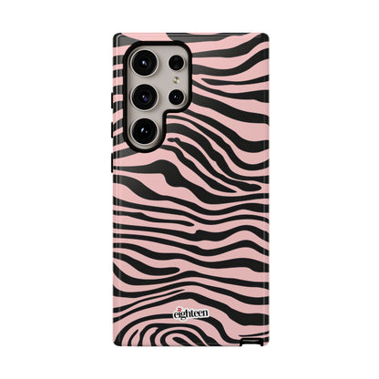Pink Saharan Stripe Tough Phone Case