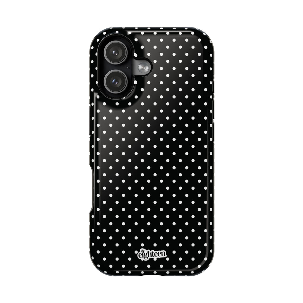 Black Dotty MagSafe Phone Case