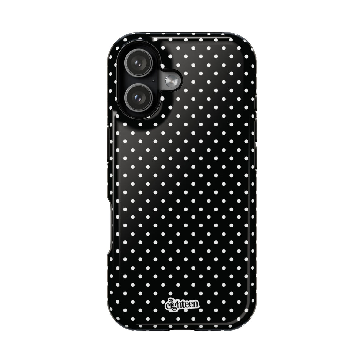 Black Dotty MagSafe Phone Case