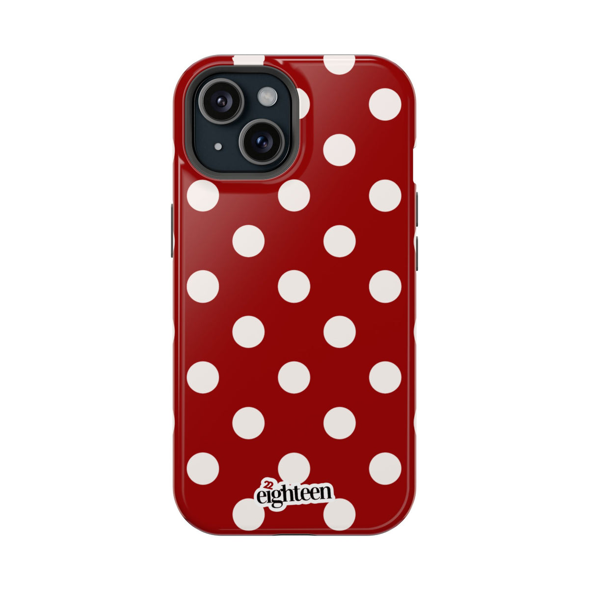 Crimson & Cream Dot Theory MagSafe Phone Case
