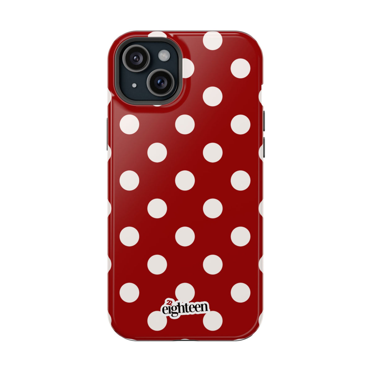 Crimson & Cream Dot Theory MagSafe Phone Case