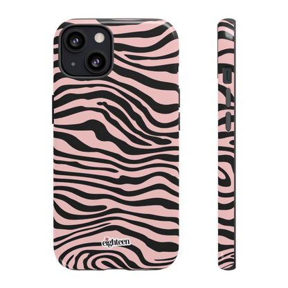 Pink Saharan Stripe Tough Phone Case