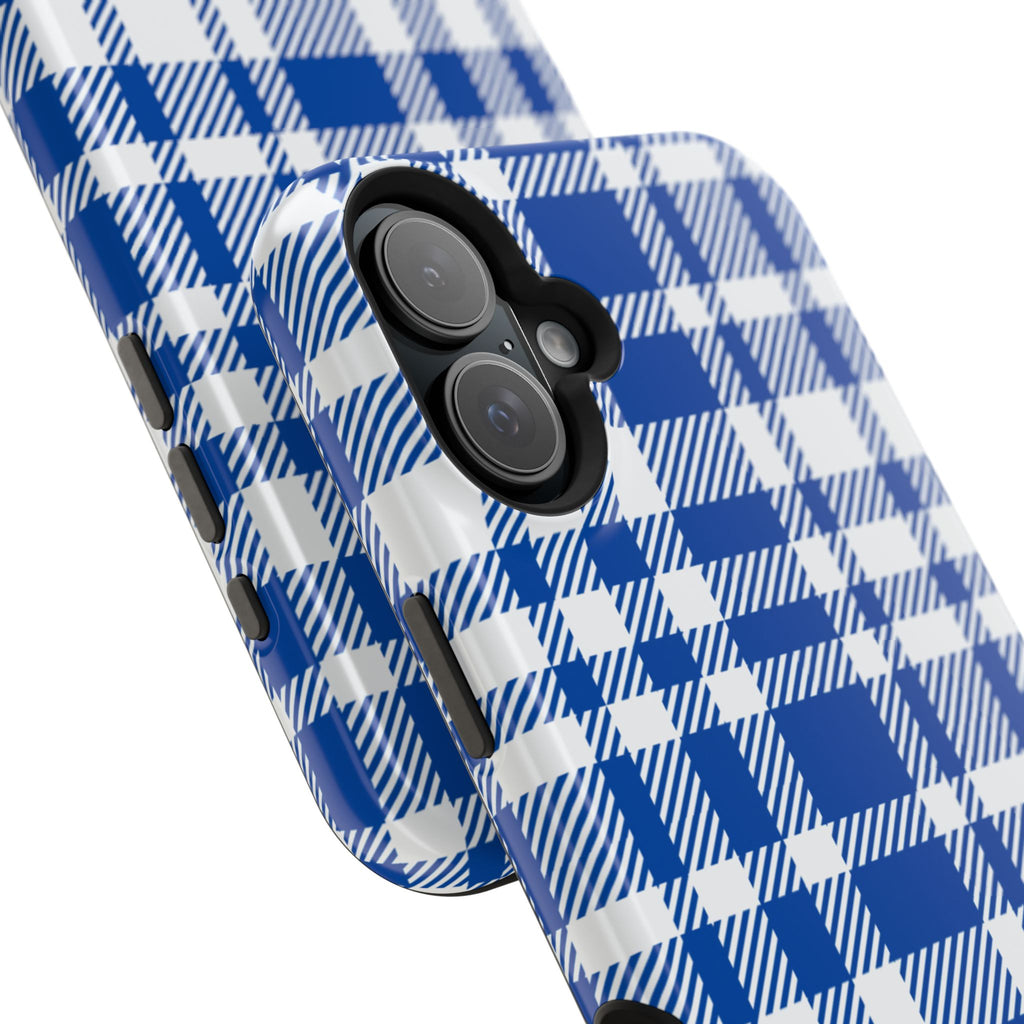 Royal Blue & White Interlude MagSafe Tough Case