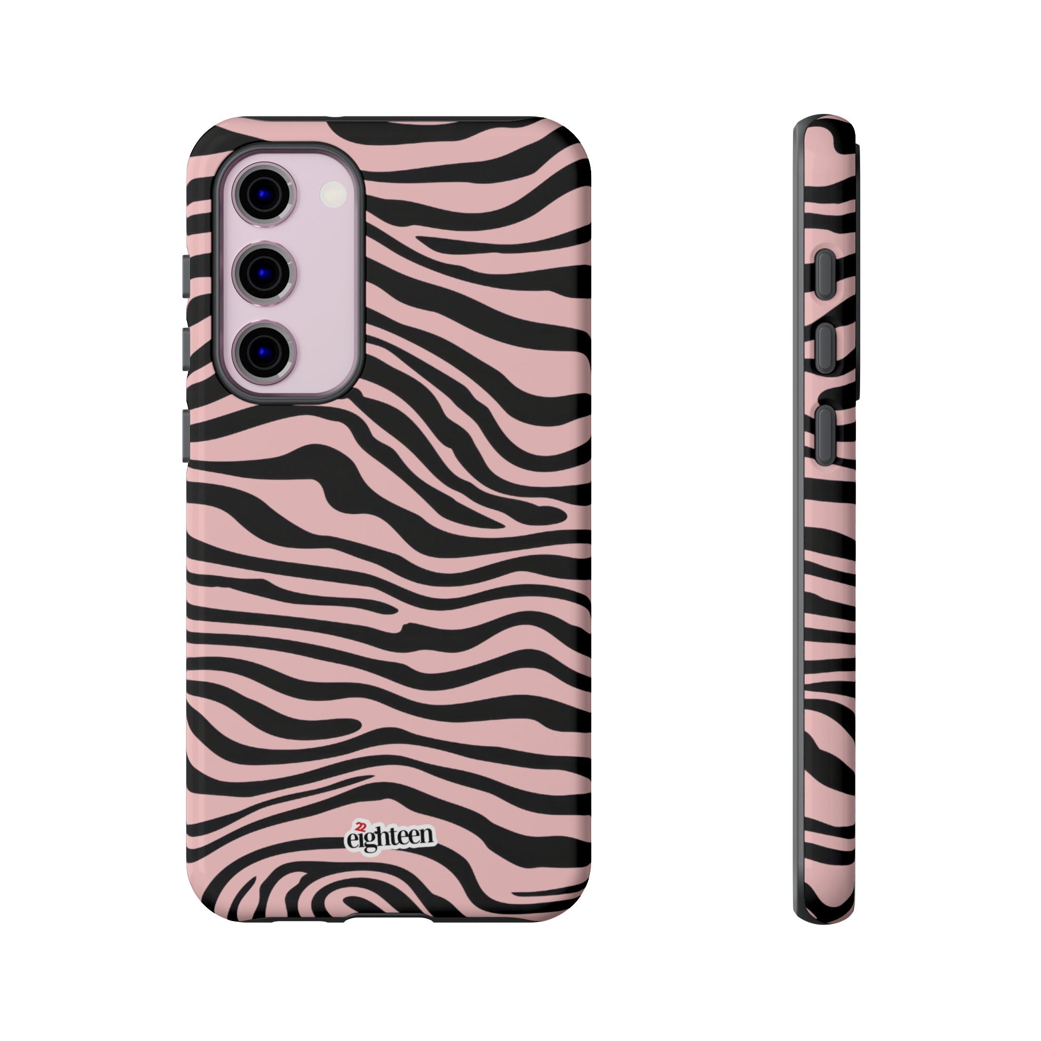 Pink Saharan Stripe Tough Phone Case