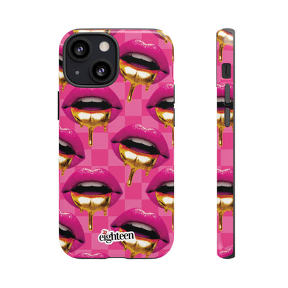 Pink Ms Pouty Tough Phone Case