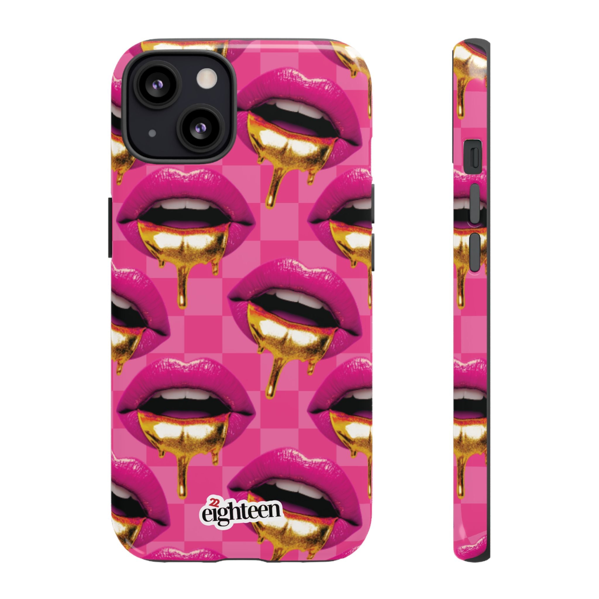 Pink Ms Pouty Tough Phone Case