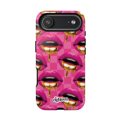 Pink Ms Pouty Tough Phone Case