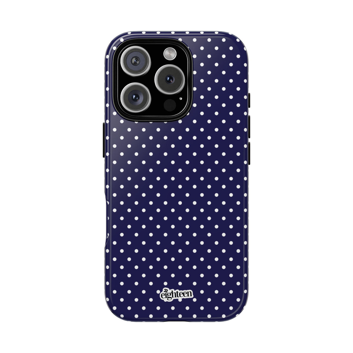 Deep Blue Dotty Phone Case