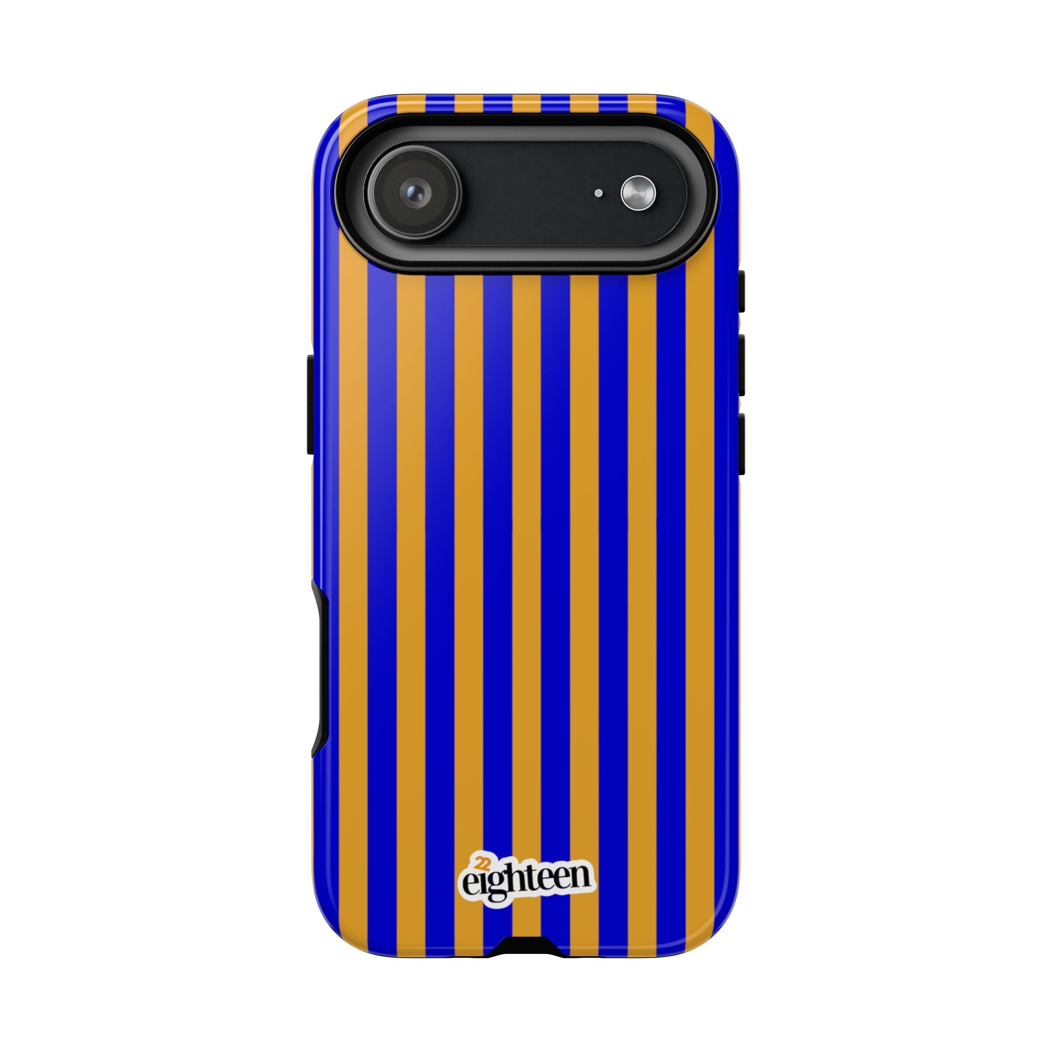 Royal Blue & Gold Baseline Tough Phone Case