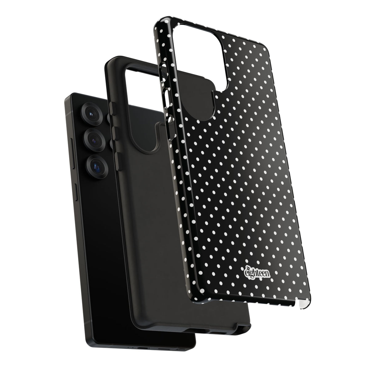 Black Dotty Phone Case
