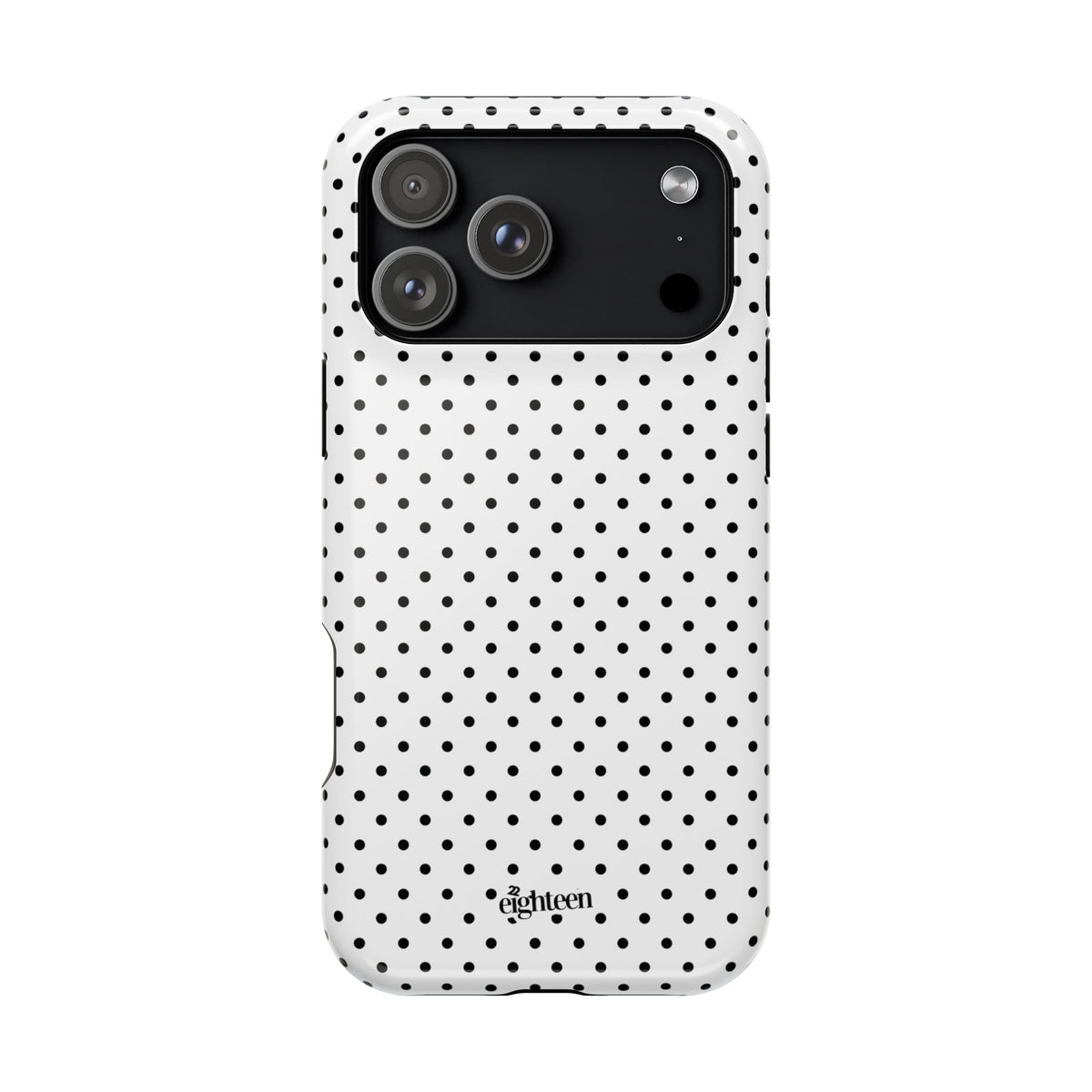 White Dotty MagSafe Phone Case