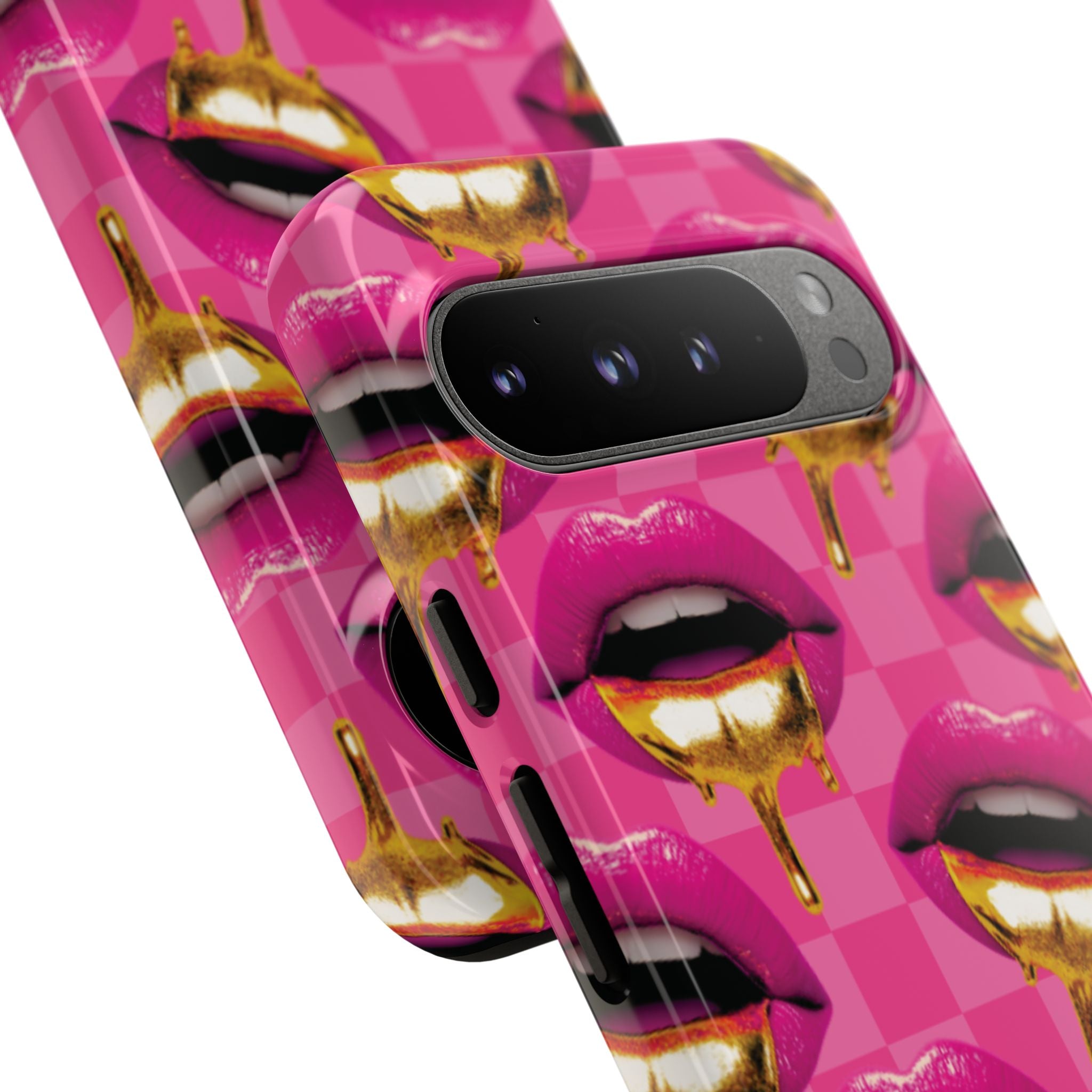 Pink Ms Pouty Tough Phone Case
