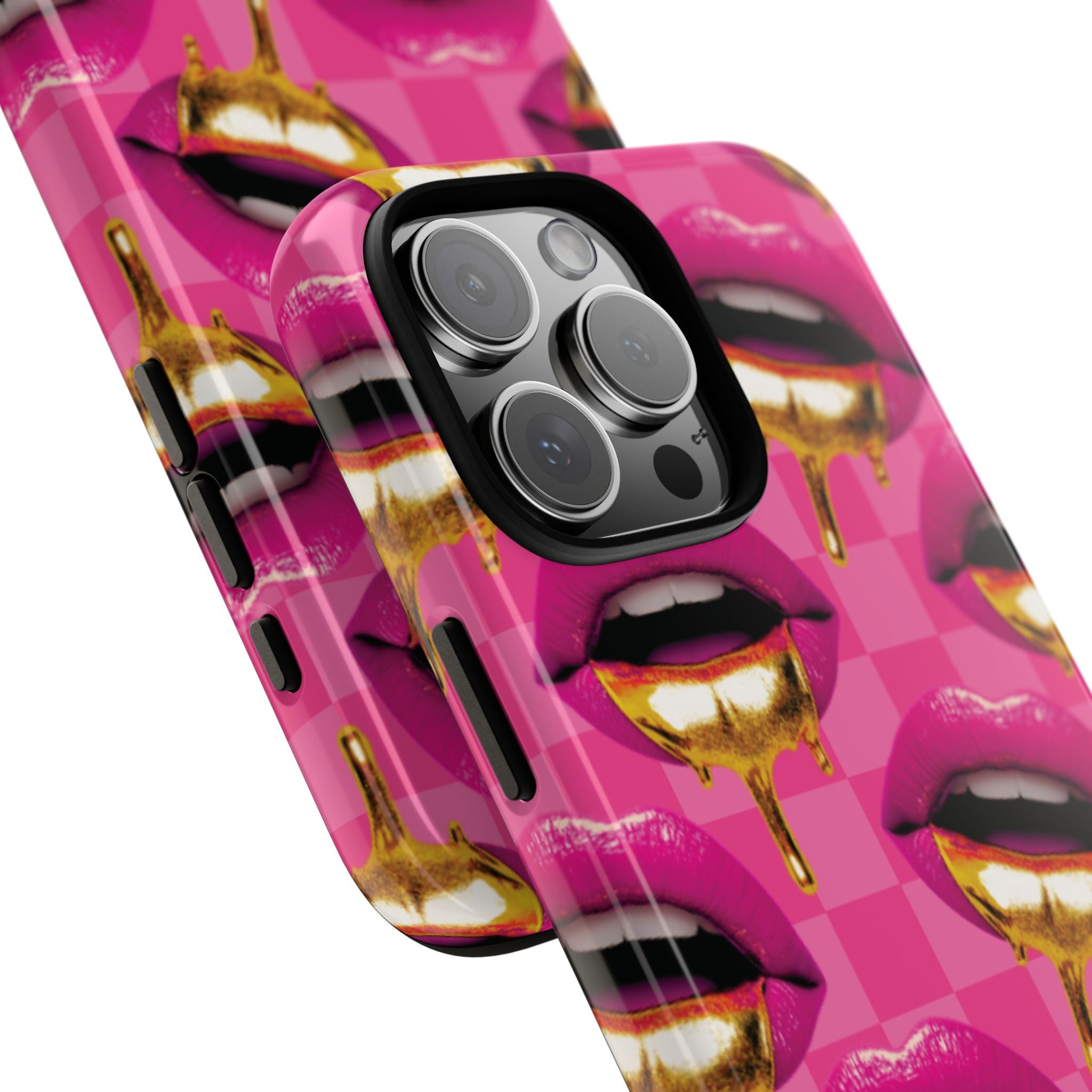 Pink Ms Pouty Tough Phone Case