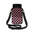 Split the Check Crossbody Phone Sleeve