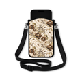 Cocoa Bloom Crossbody Phone Sleeve