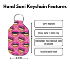 Ms. Pouty Hand Sanitizer Keychain