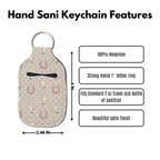 Skulls & Spurs Hand Sanitizer Keychain
