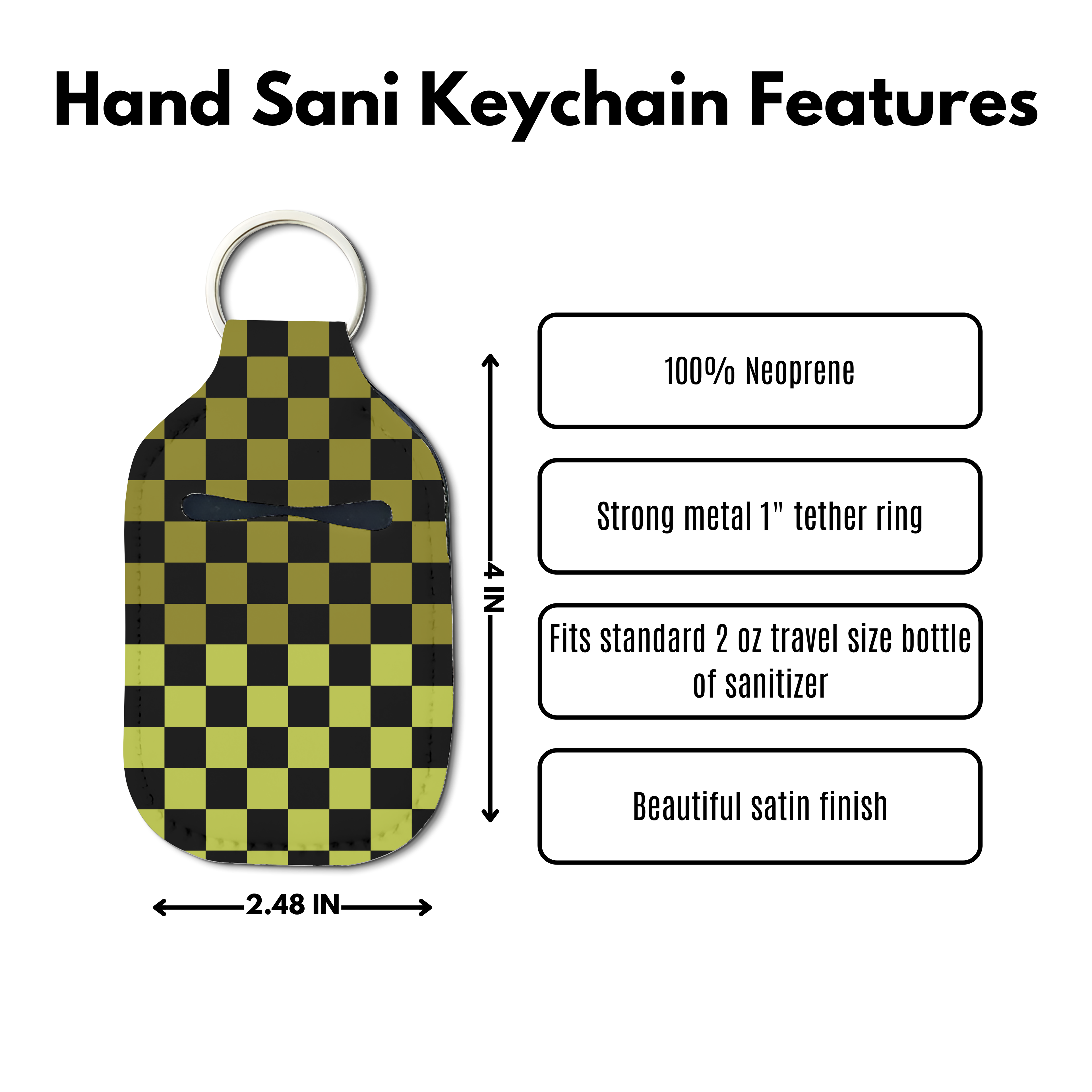 Split the Check Sanitizer Keychain