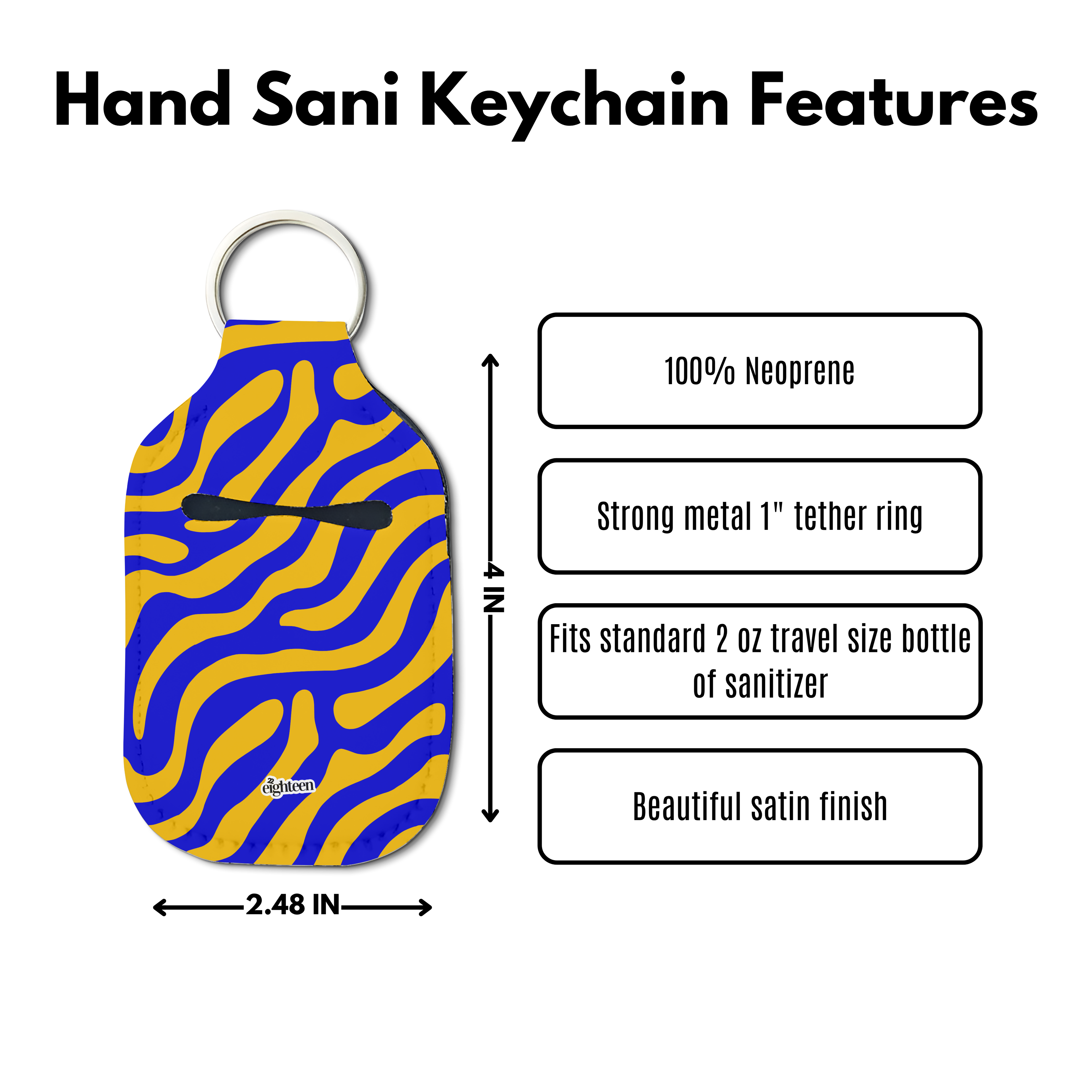 Undertone Sanitizer Keychain