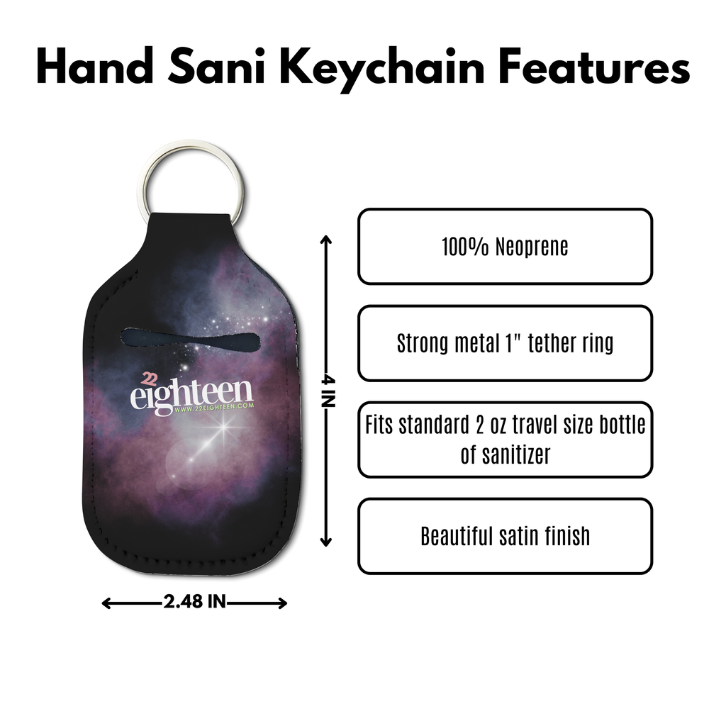 Custom Sanitizer Keychain