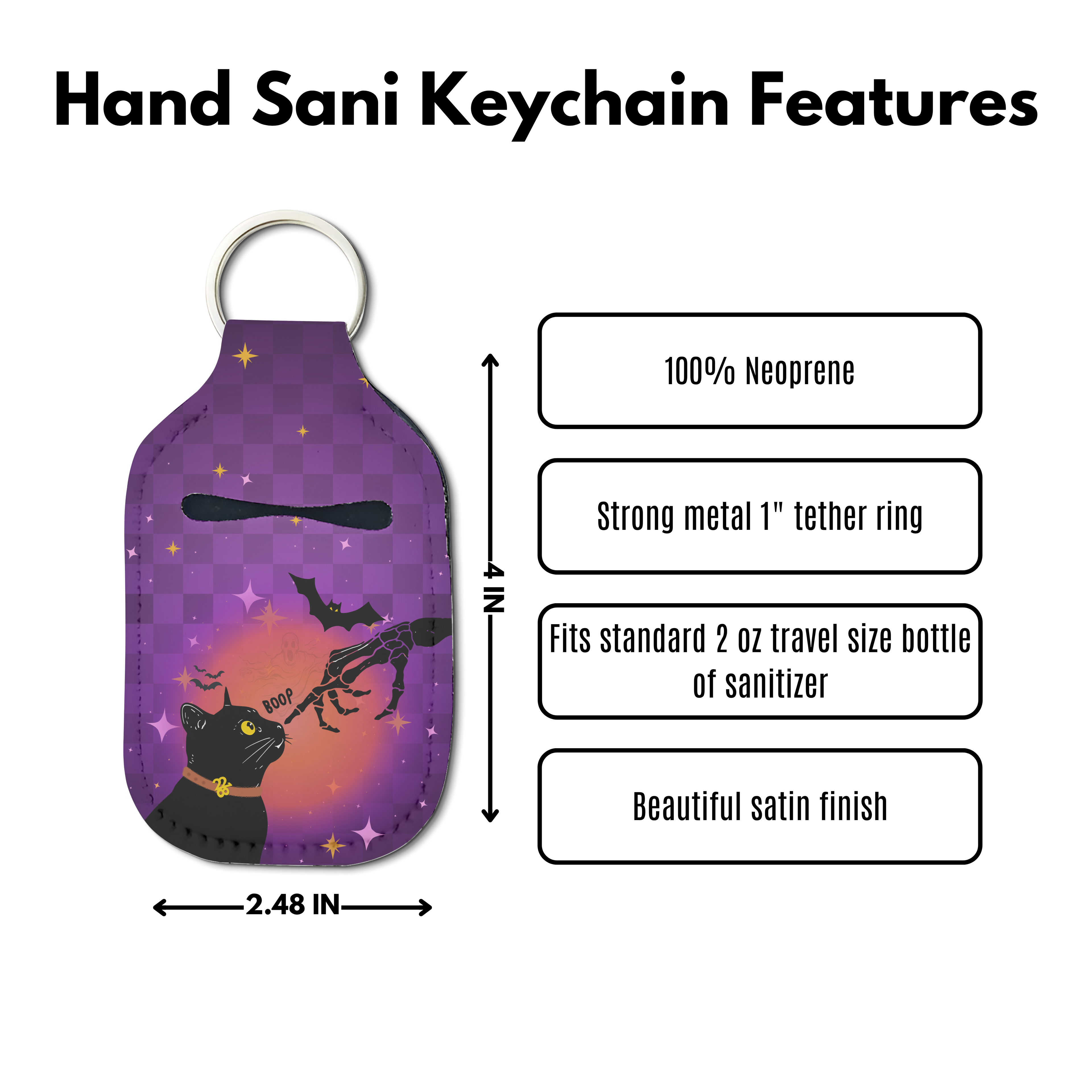 Thrilla Hand Sanitizer Keychain