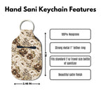 Cocoa Bloom Sanitizer Keychain