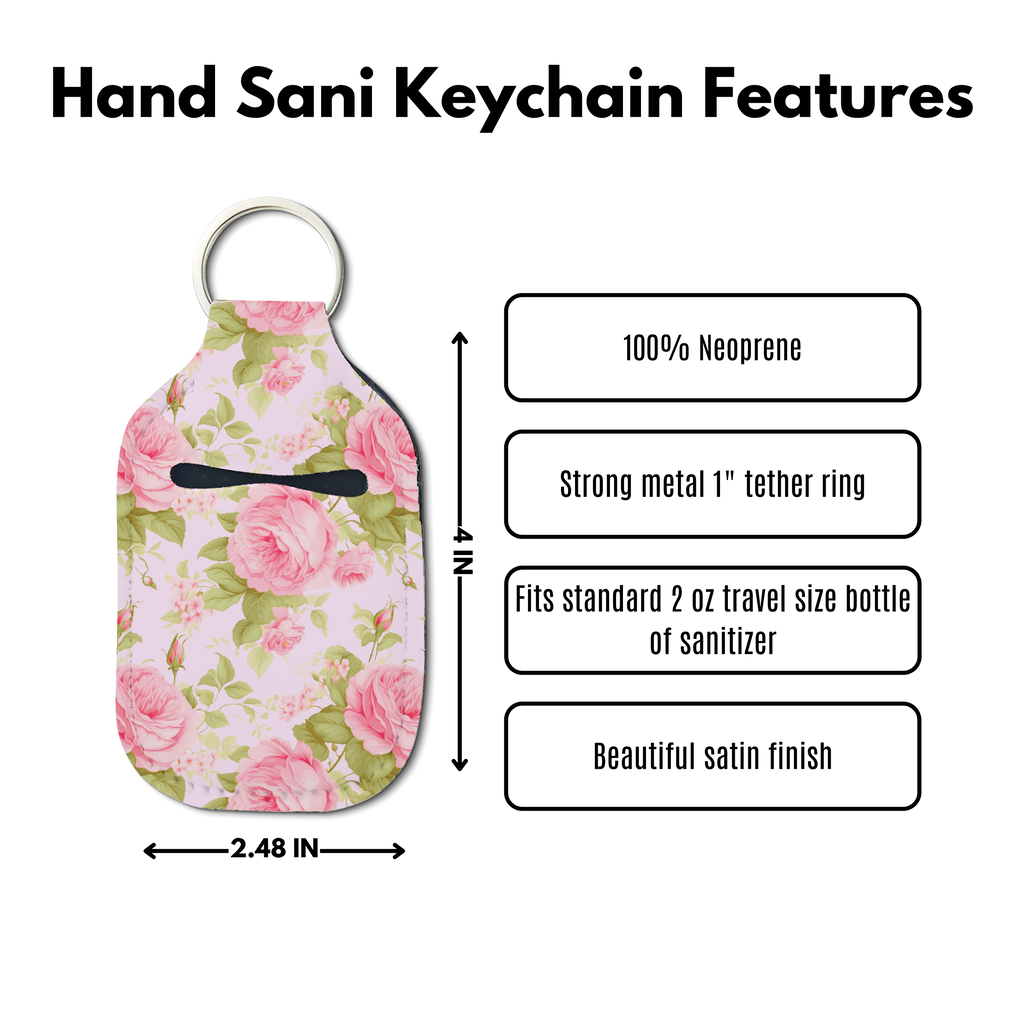 Forever Floral Sanitizer Keychain