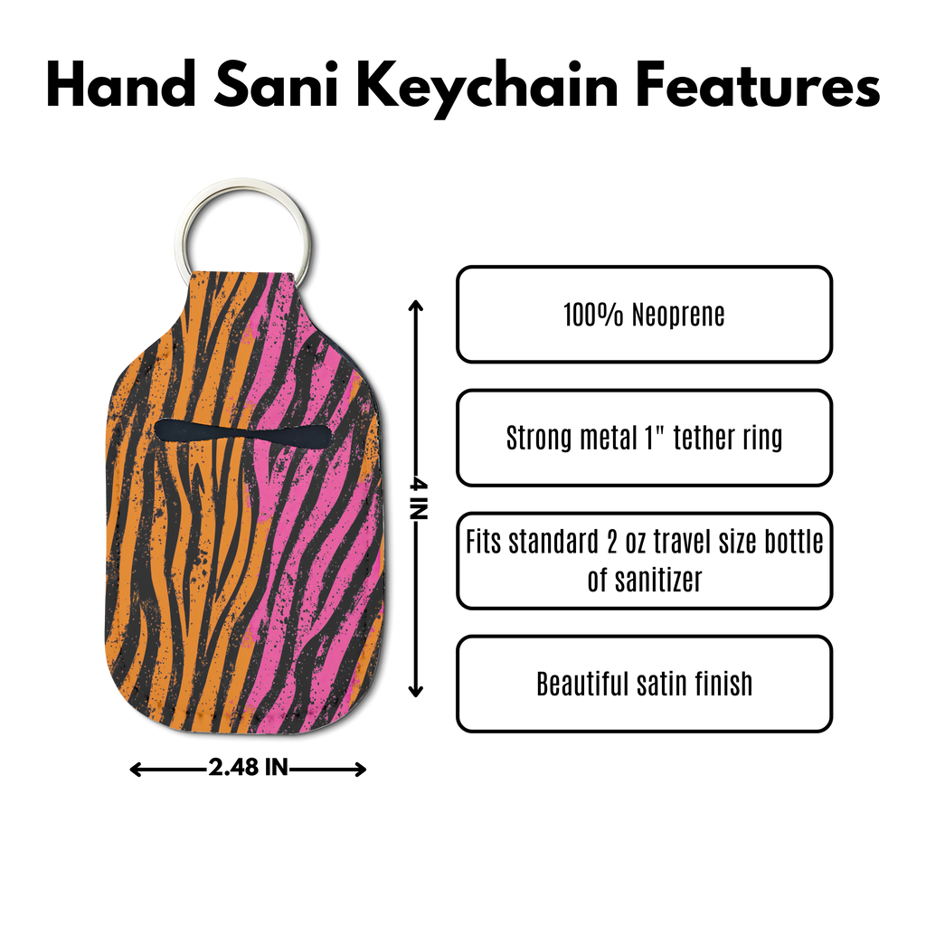 Wild Heat Hand Sanitizer Keychain