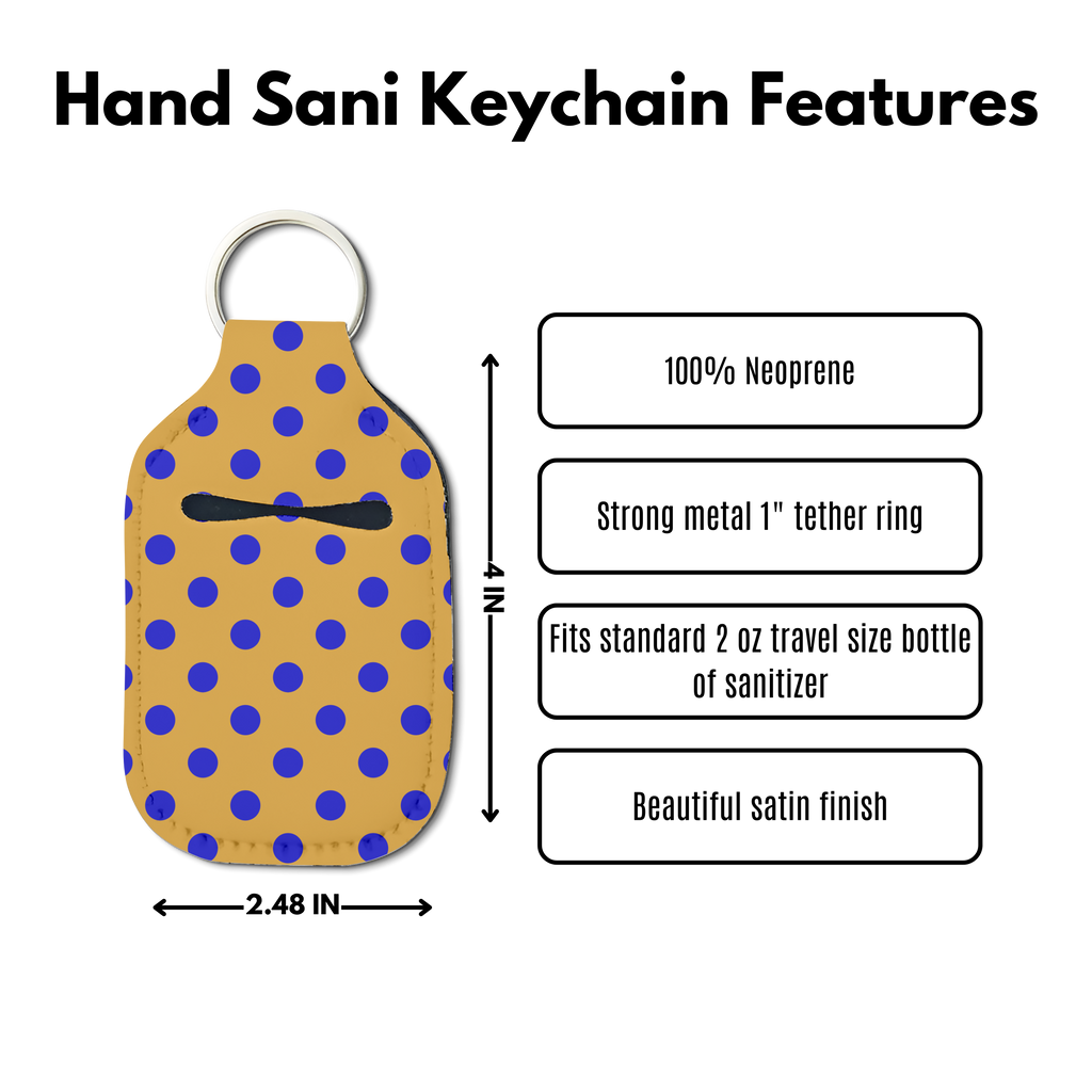 Dot Theory Hand Sanitizer Keychain