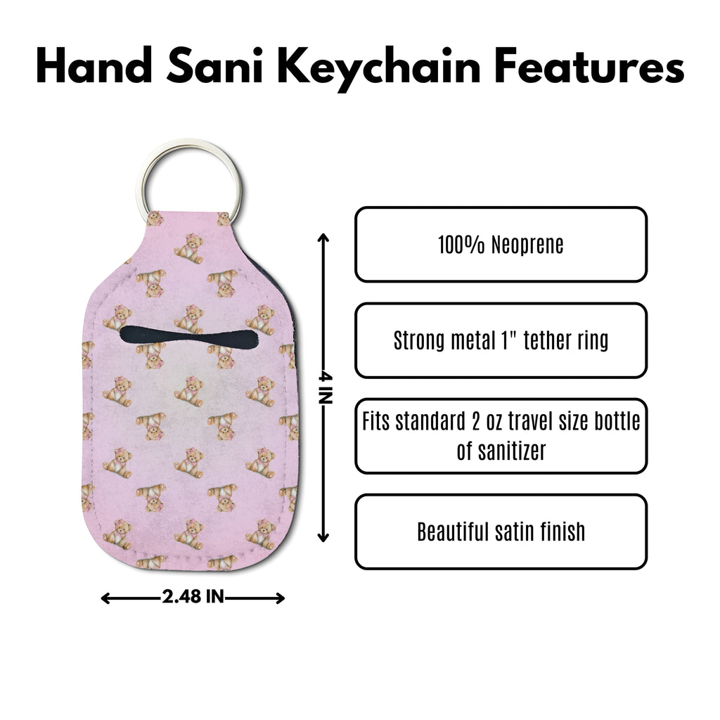 Velvet Sugar Sanitizer Keychain