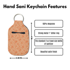 Brown Sugar Bloom Hand Sanitizer Keychain