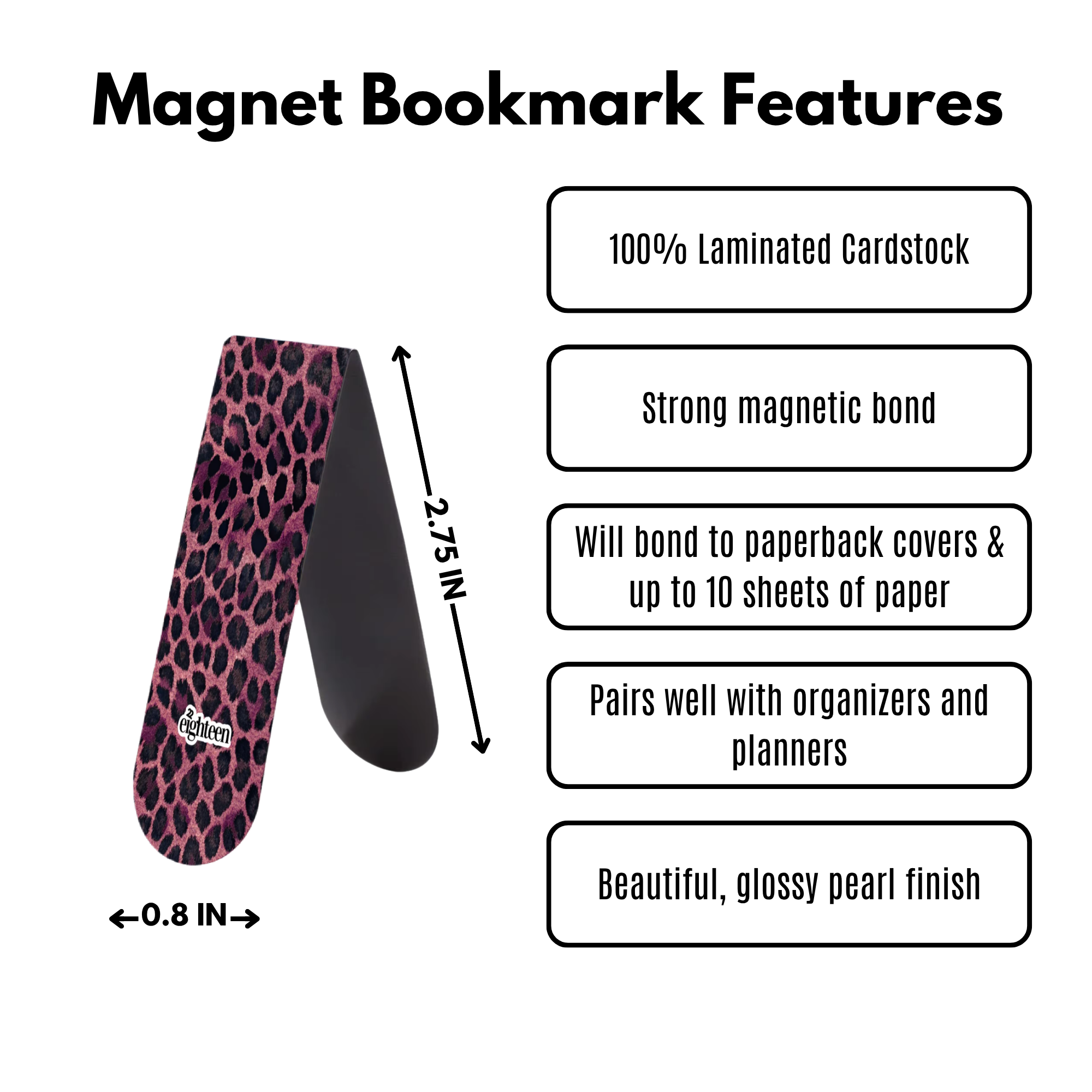 Midnight Magnetic Bookmark Set