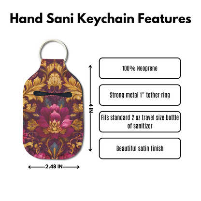 Gilded Dreams Hand Sanitizer Keychain