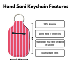 Heartline Sanitizer Keychain