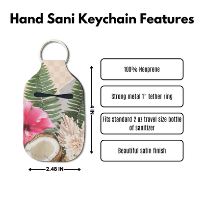 Wild Lush Hand Sanitizer Keychain