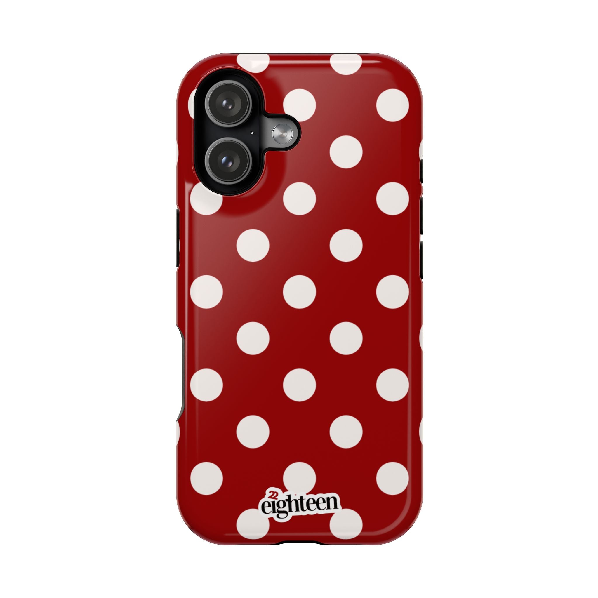 Crimson & Cream Dot Theory MagSafe Tough Case